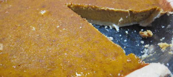 homemade butternut squash pie