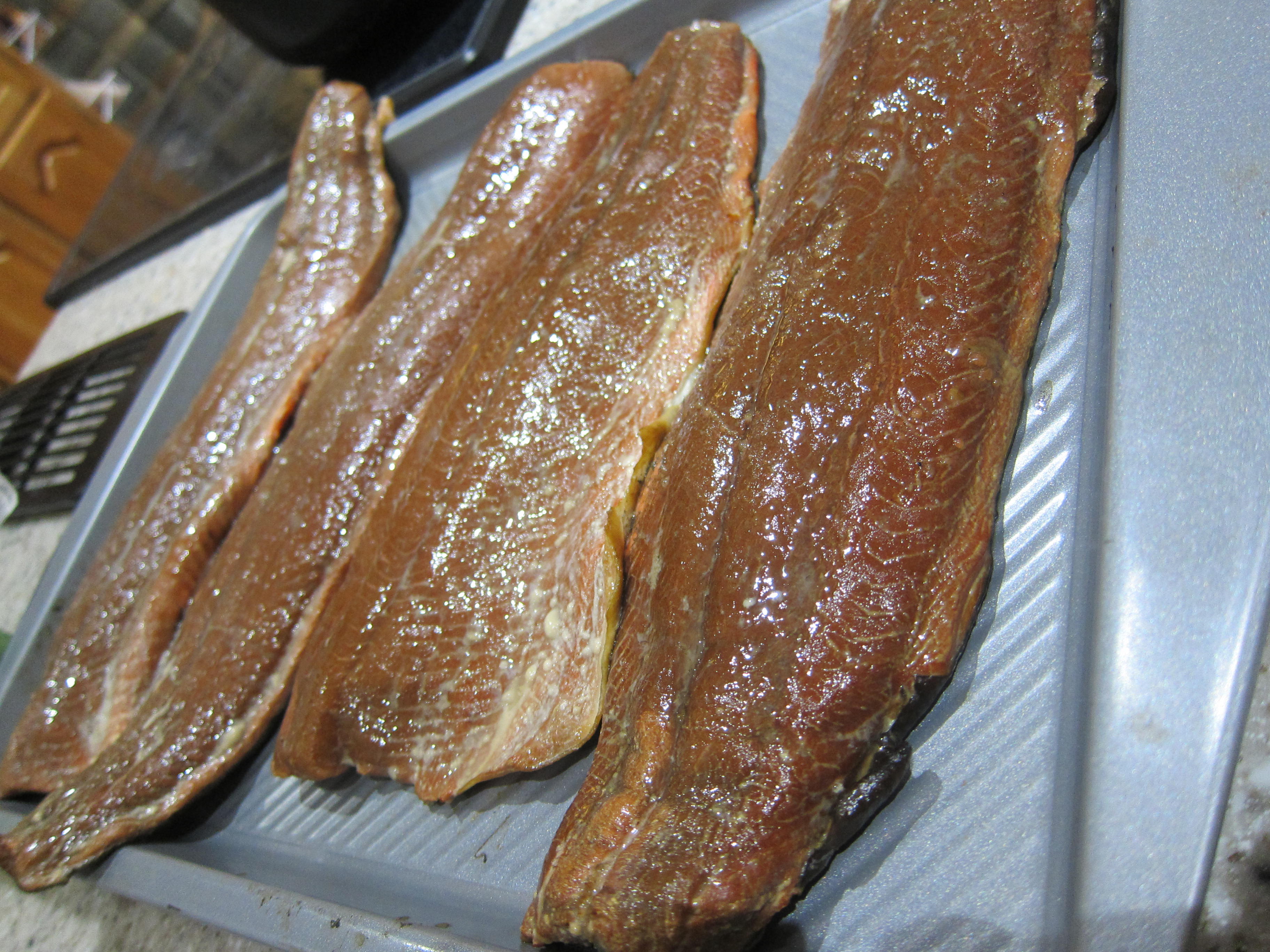 smoked salmon filets