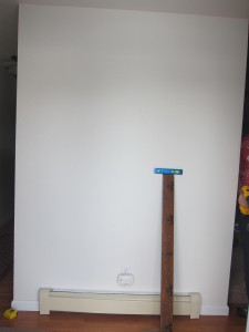 wall with board