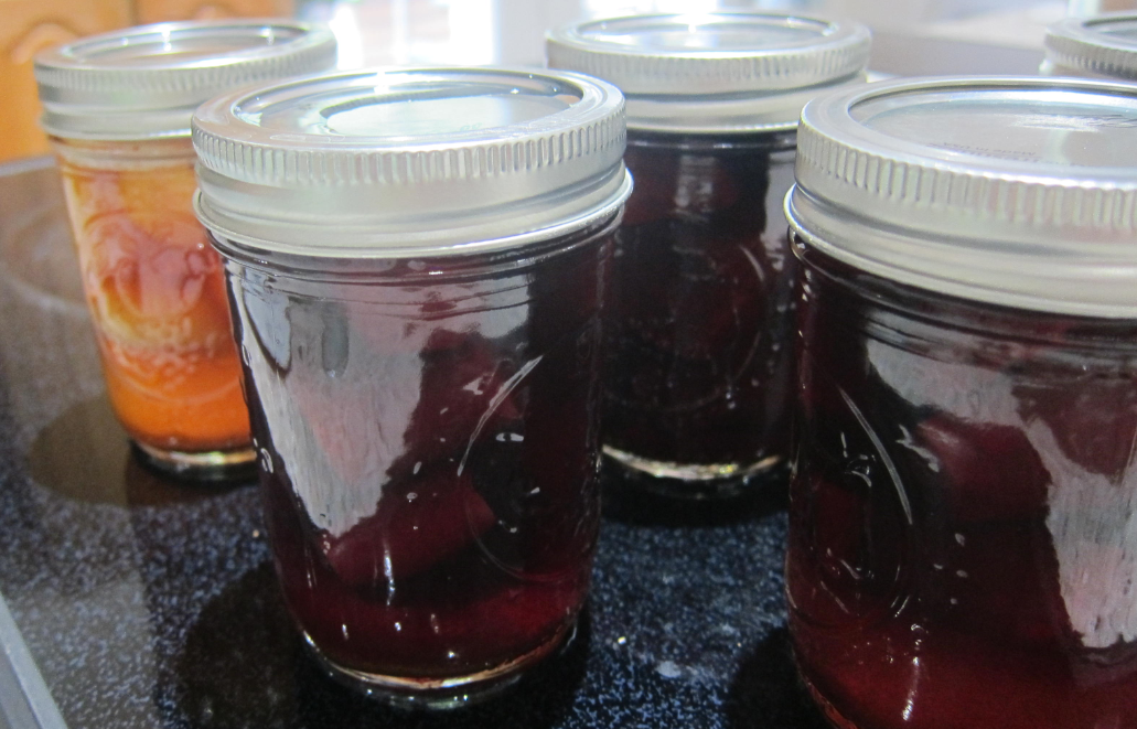 jars of organic beets in Alaska