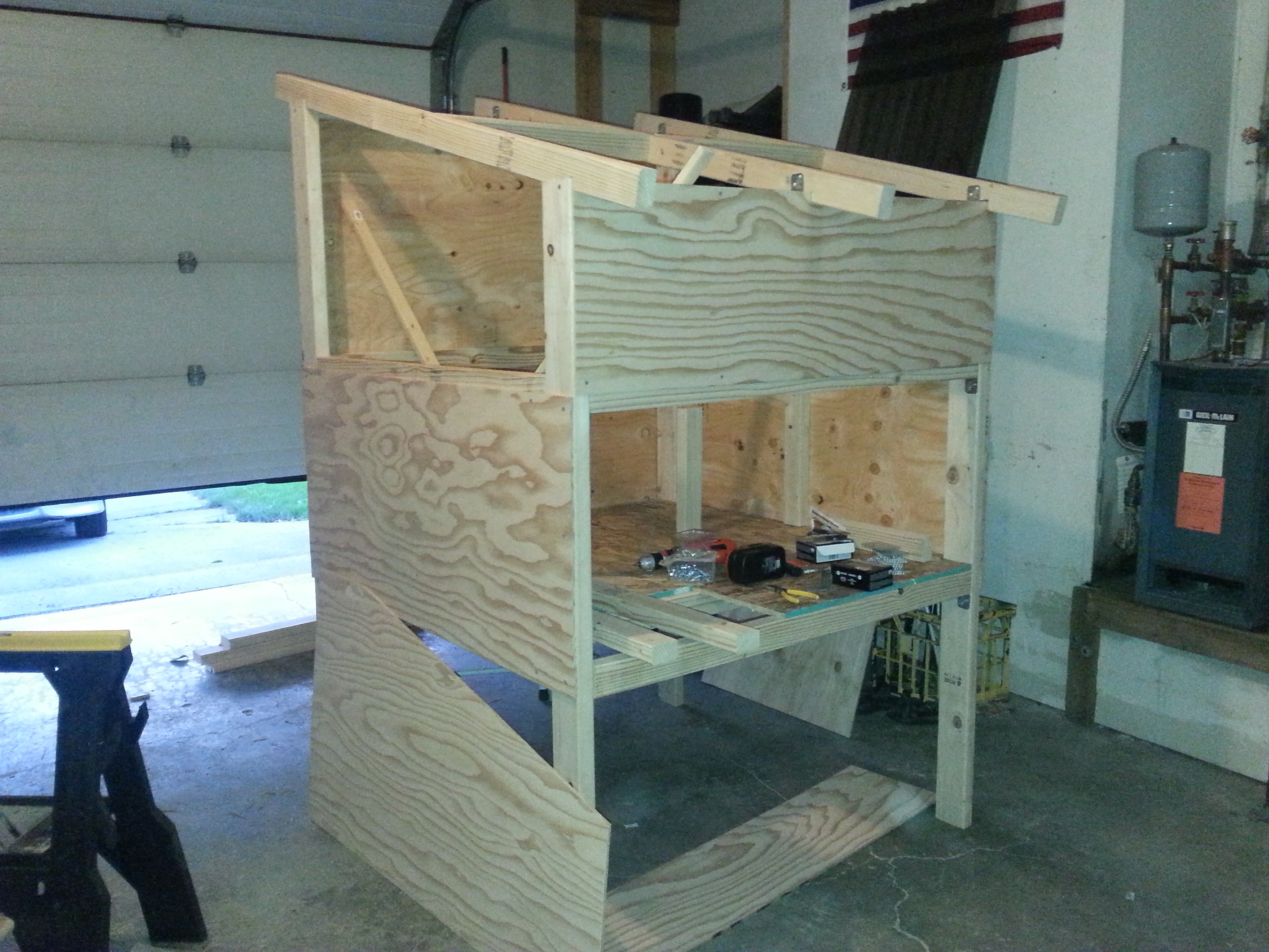 Anchorage chicken coop build in progress