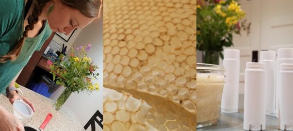 Raw Beeswax Comb Chapstick How-To