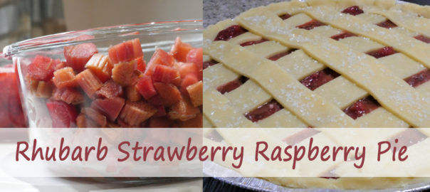 Rhubarb strawberry raspberry jam pie recipe